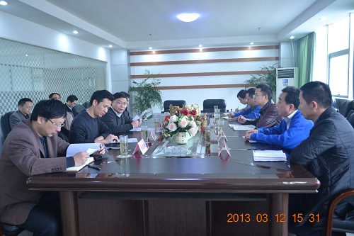 南昌高新区管委会主任雷霆一行到yl永利集团新材料（江西）有限公司调研