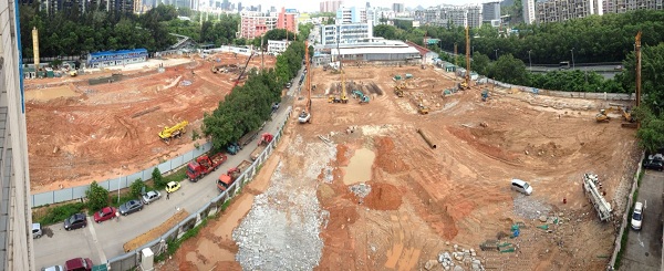 yl永利集团广场建设有序向前推进
